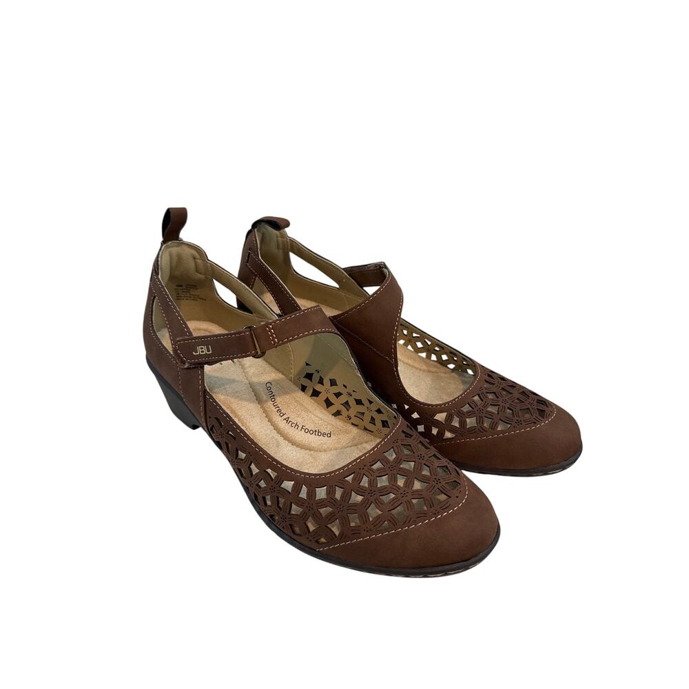 NIB JBU Jolene Mary Jane Heels in Brown, 9